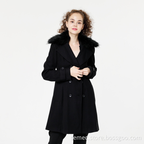 New Fashion Winter Girls Fur Collar Coat